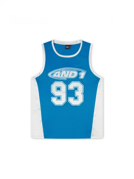Tricou Airtex albastru alb
