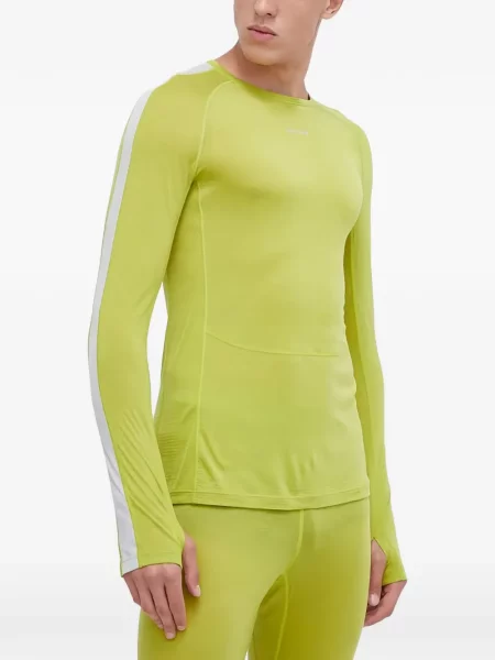Lenjerie de corp termoactivă Icebreaker cu dungi verde