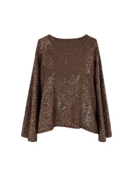 Sweter Parosh brązowy