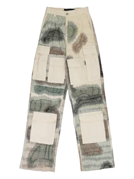 Blugi Who Decides War cu broderie