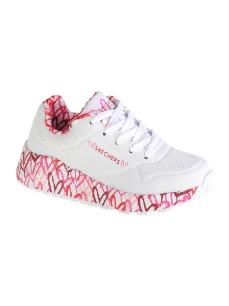 Pantofi copii Skechers alb
