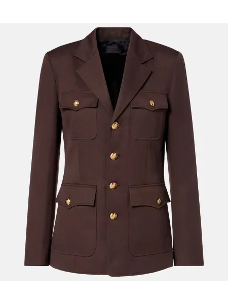 Sacou Nili Lotan de lână bordo