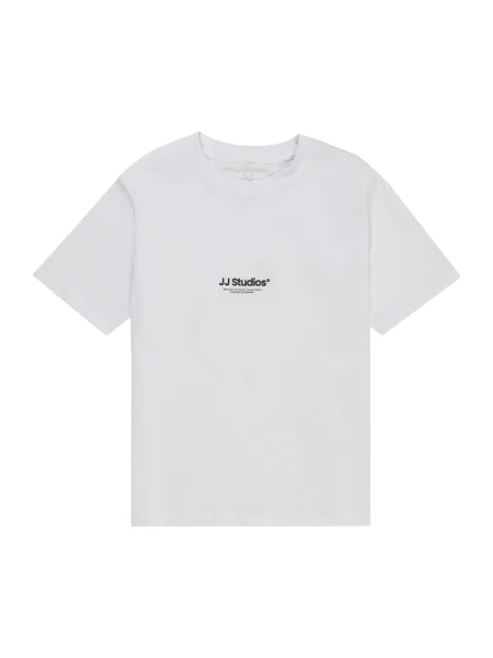 Jack & Jones Junior Tricou JJESoho negru alb