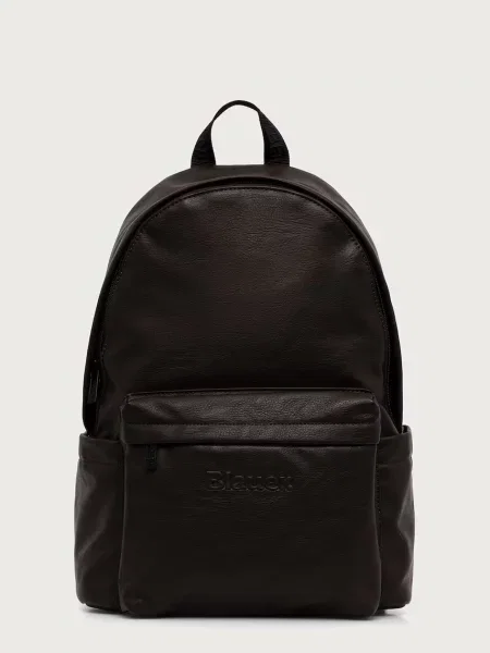 Blauer rucsac pentru bărbați cu imitație de piele maro