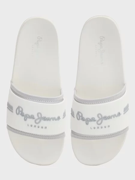 Шлепанцы Pepe Jeans белые