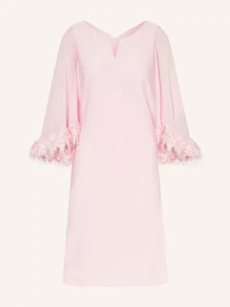 Joseph Ribkoff Signature Sukienka Koktajlowa Z Cekinami rosa różowa