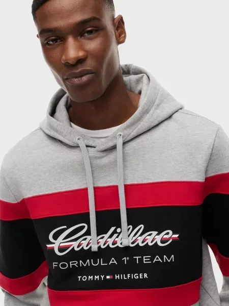 Худи Tommy Hilfiger серое