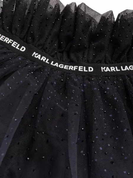 Spódnica dziecięca Karl Lagerfeld czarna