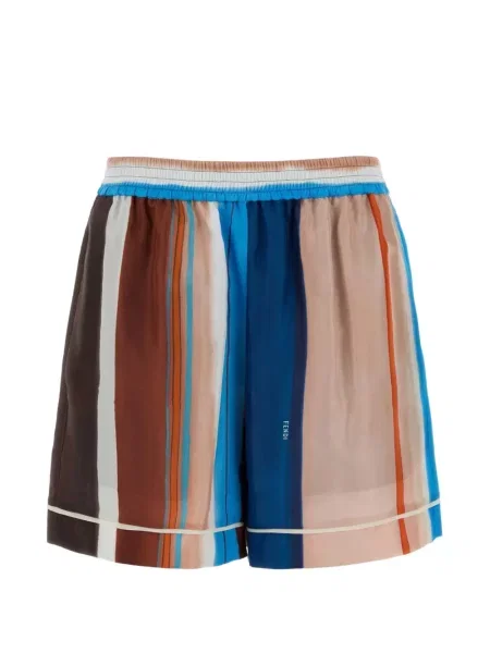 Pantaloni scurți Fendi de mătase