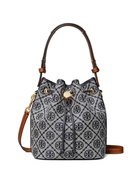 Geantă bucket Tory Burch albastru