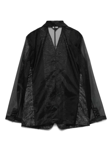 Blejzer Comme Des Garçons od šifona crna