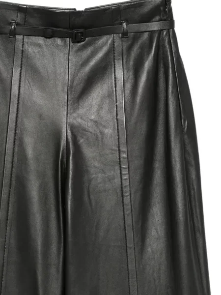 Ζωσμένος παντελόνι Emporio Armani μαύρο