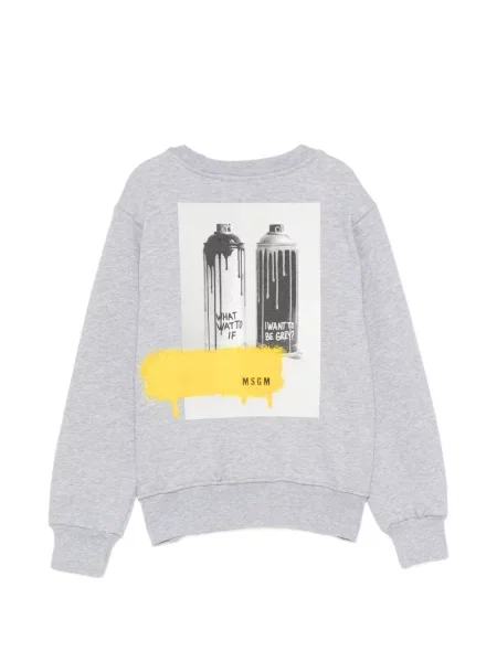 Bluza dziecięca Msgm szara