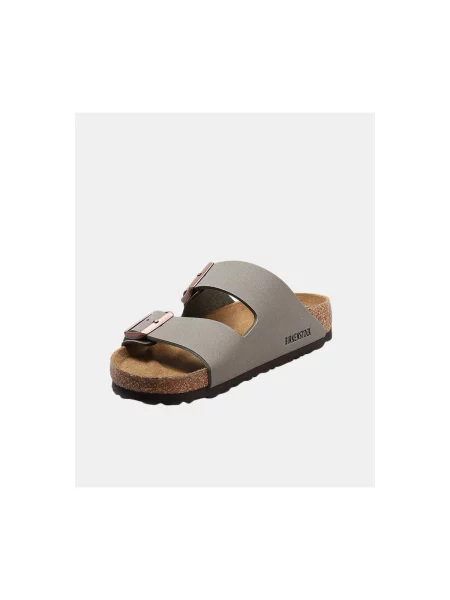 Tenisky Birkenstock s kamínky z nubuku šedé