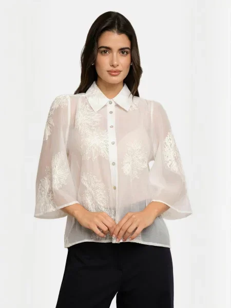 Liberte Essentiel Tricou TILDE alb