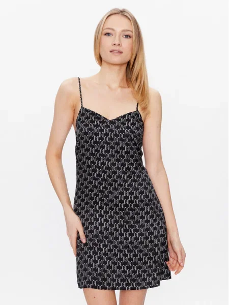 KARL LAGERFELD Нощница черен