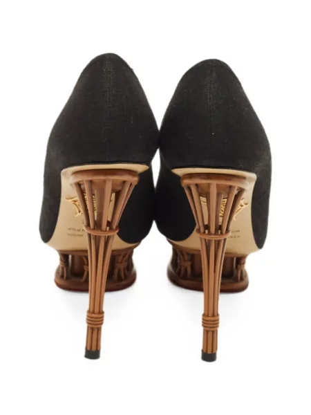 Pantofi cu toc Charlotte Olympia cu platformă negru