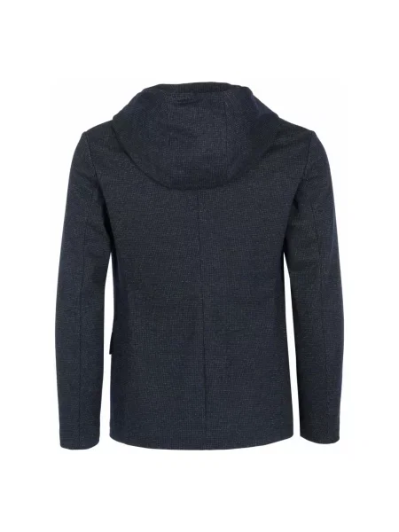 Marynarka Emporio Armani z kapturem niebieska