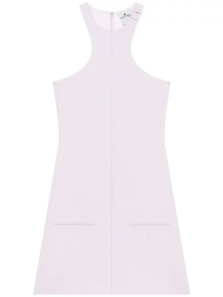 Rochie fără mâneci Courreges fără mâneci de costum roz