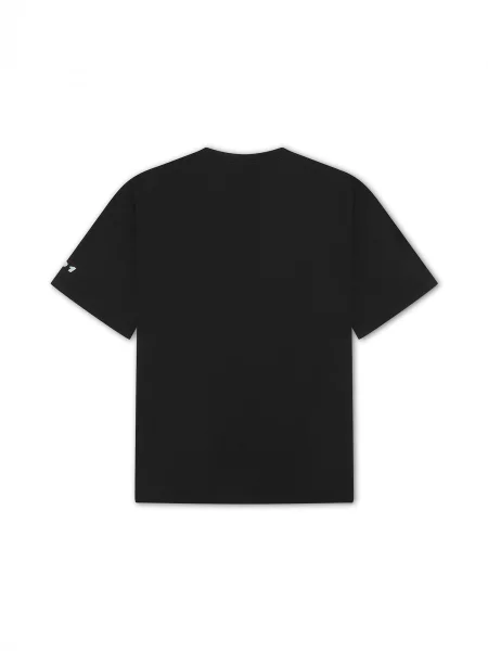 Tricou gri deschis / negru alb