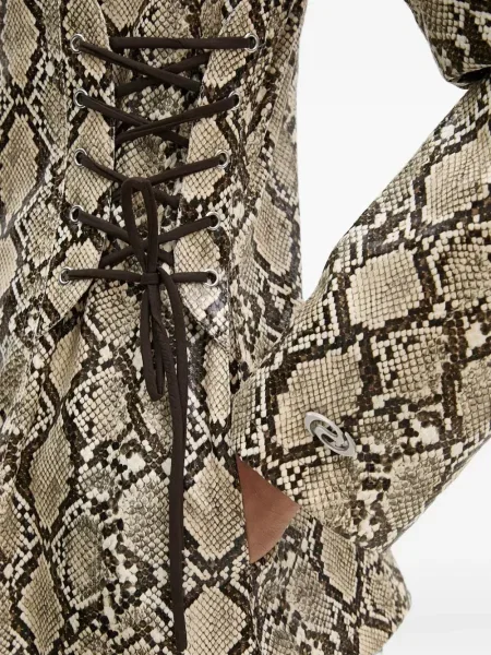 Geacă bomber Résumé cu imagine maro