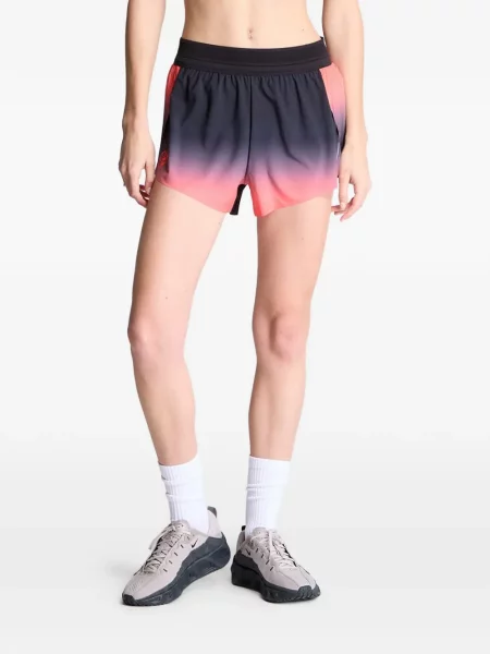 Kötött levágott póló Nike nyomtatás fekete