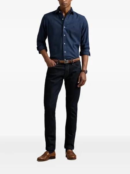 Șosete Polo Ralph Lauren cu 5 buzunare cu broderie tricotate albastru