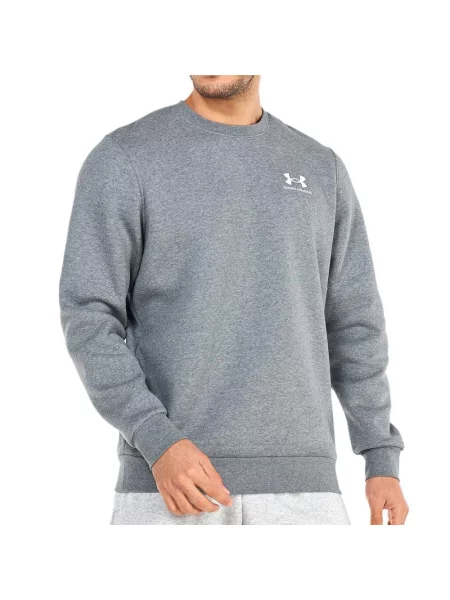 Bluza Under Armour Essential Fleece Crew Szaro-Szara szara