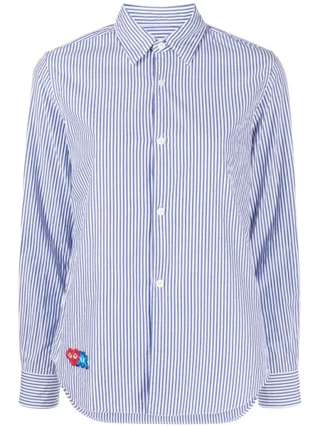 Cămașă Comme Des Garcons Play cu motiv cu inimi alb