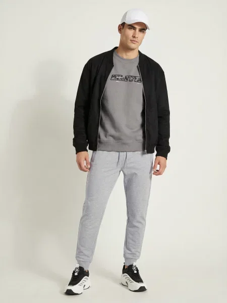 Спортивні штани джогери сірий