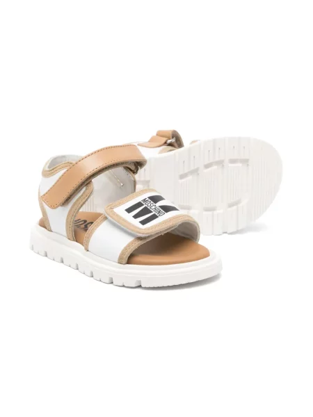 Sandały dziecięce Moschino białe