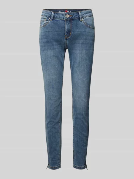 Jeansy o kroju skinny fit z dodatkiem model ‘Italy’ Buena Vista niebieskie
