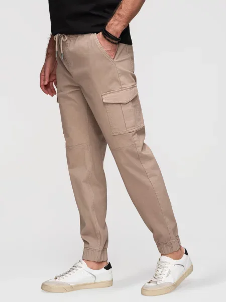 Pantaloni cargo Ombre bej