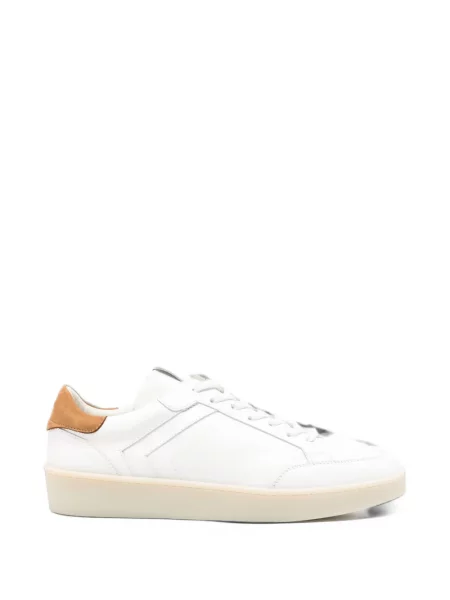 Sneakerși Canali din piele alb