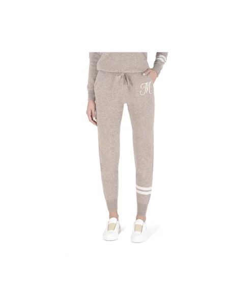 Spodnie Dee Ocleppo z kaszmiru brązowe