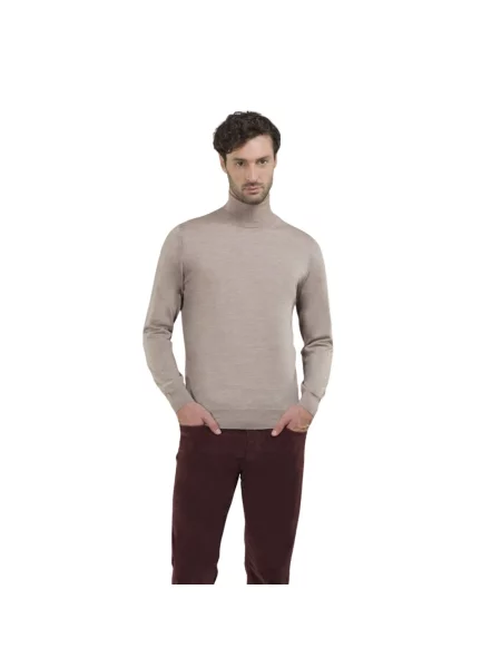 Golf Moorer wełniany beżowy