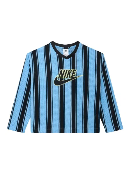 Nike Sportswear Tričko nebeská modř / světle žlutá černá