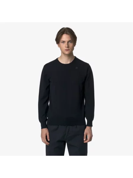 Sweter K-way wełniany niebieski