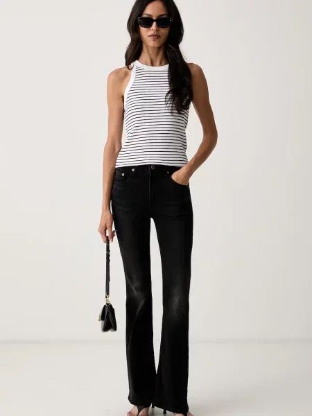 LEVI'S ® Kavbojke High Rise Flare denim črn