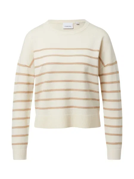 COMMA Pulover / kremna bež