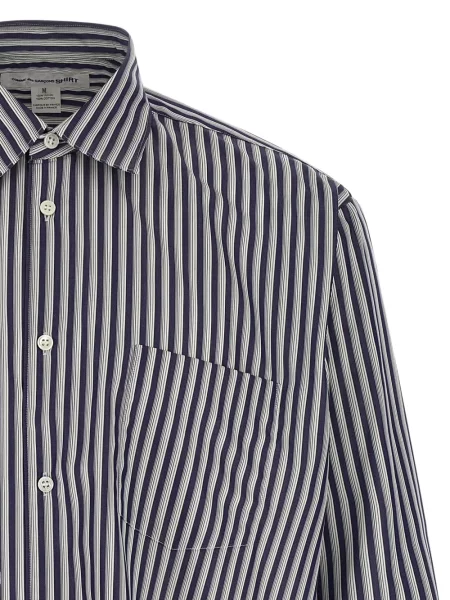 Csíkos ing Comme Des Garçons Shirt kék