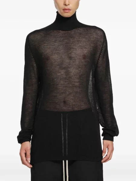 Pulover Rick Owens din cașmir negru