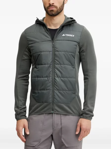 Кожени маратонки Adidas Terrex на райета с принт розово