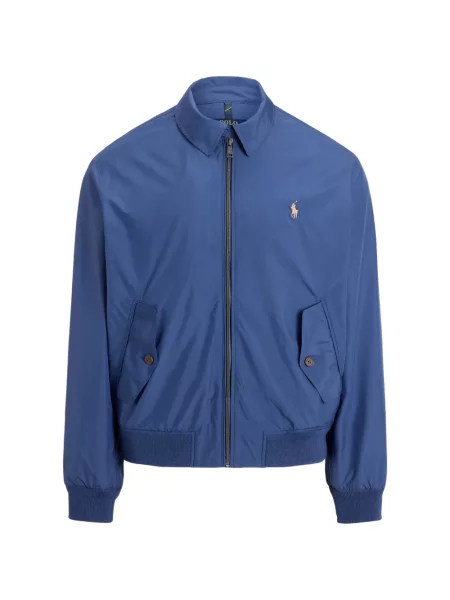 Tricou polo Polo Ralph Lauren cu glugă cu blană cu broderie roșu