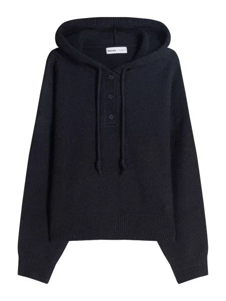 Bershka Sveter námornícka modrá