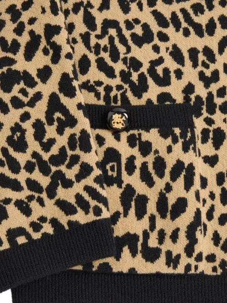 Cardigan Valentino Garavani cu imagine din jacard