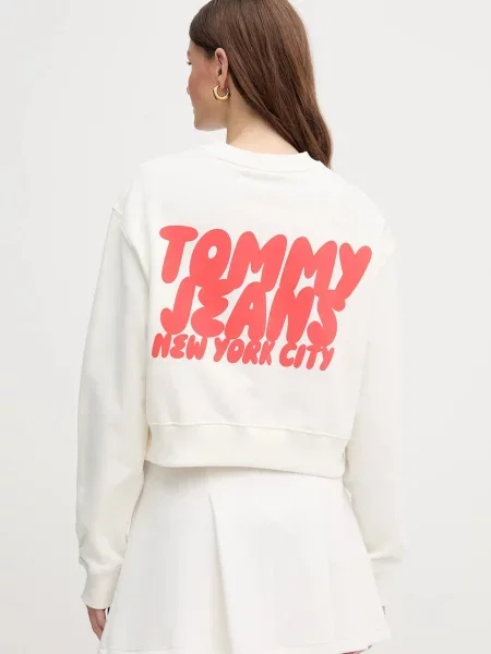 Tommy Jeans Суитшърт бял