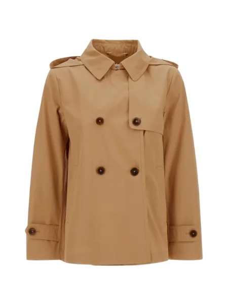 Płaszcz dwurzędowy Herno z kapturem dwurzędowy