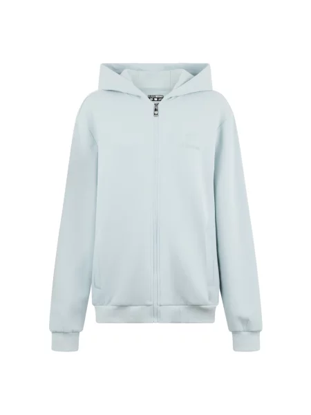 Bluza z kapturem Plein Sport niebieska