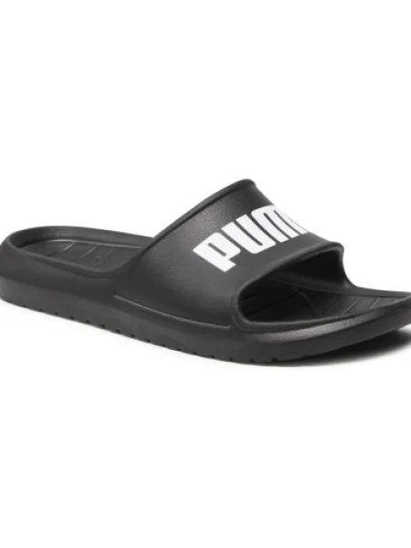 PUMA Plážové / kúpacie topánky / biela čierna
